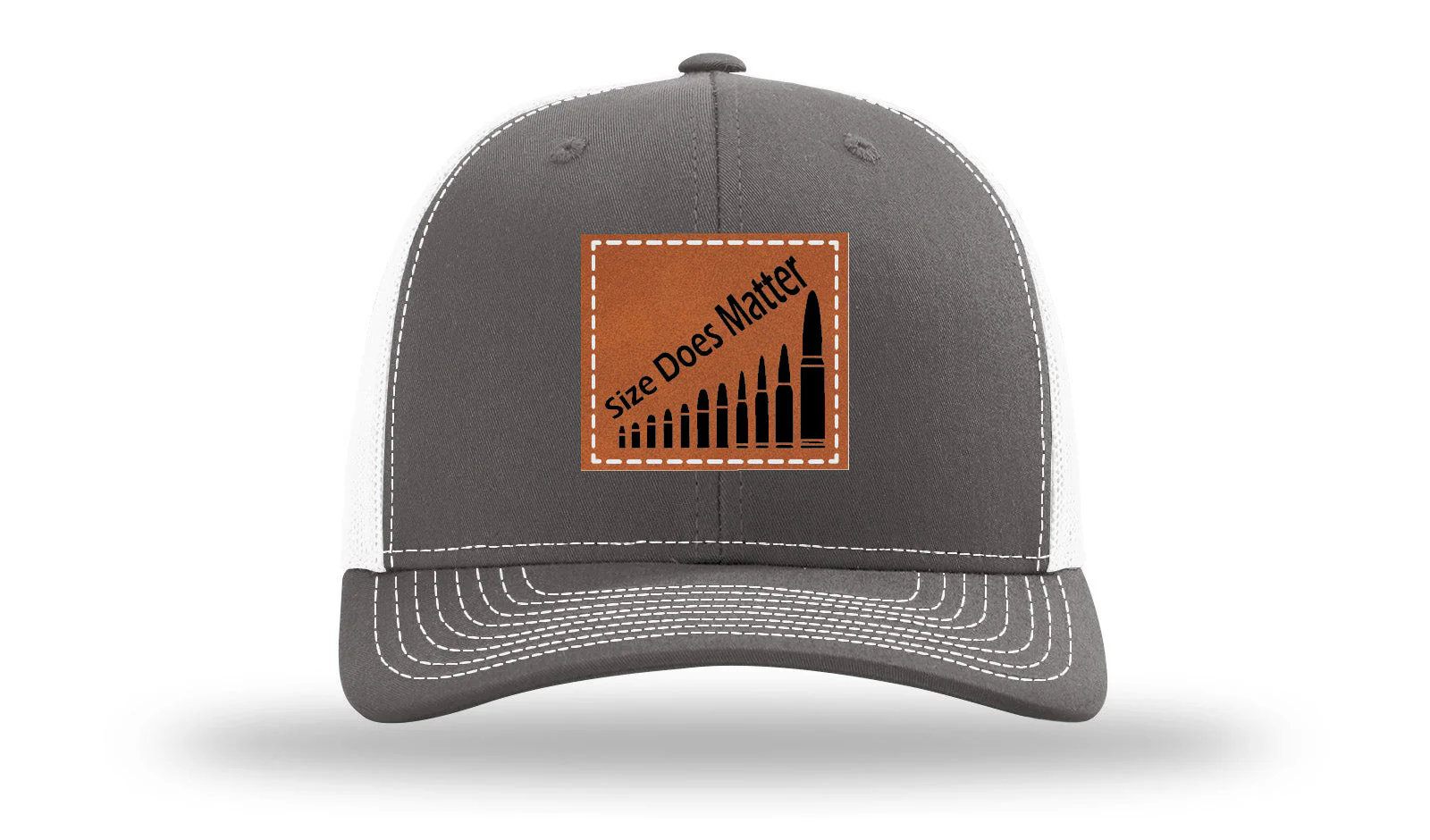 Size Does Matter Leather Patch Richardson 112 Hat - Image 15