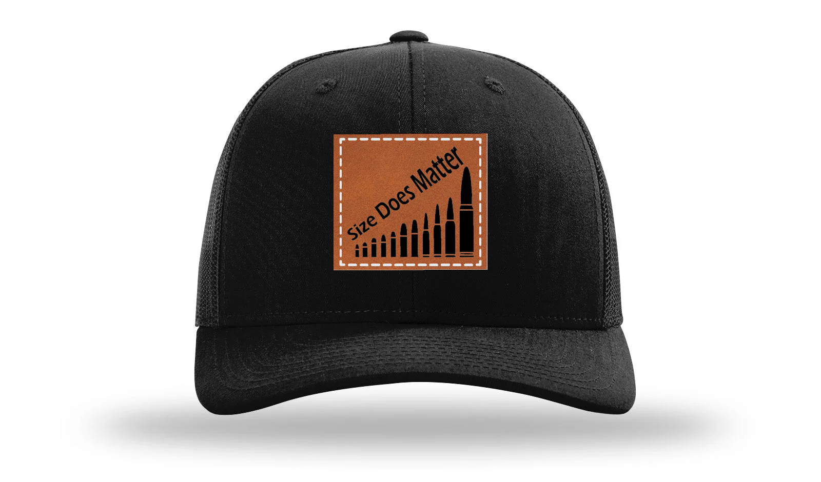 Size Does Matter Leather Patch Richardson 112 Hat - Image 18