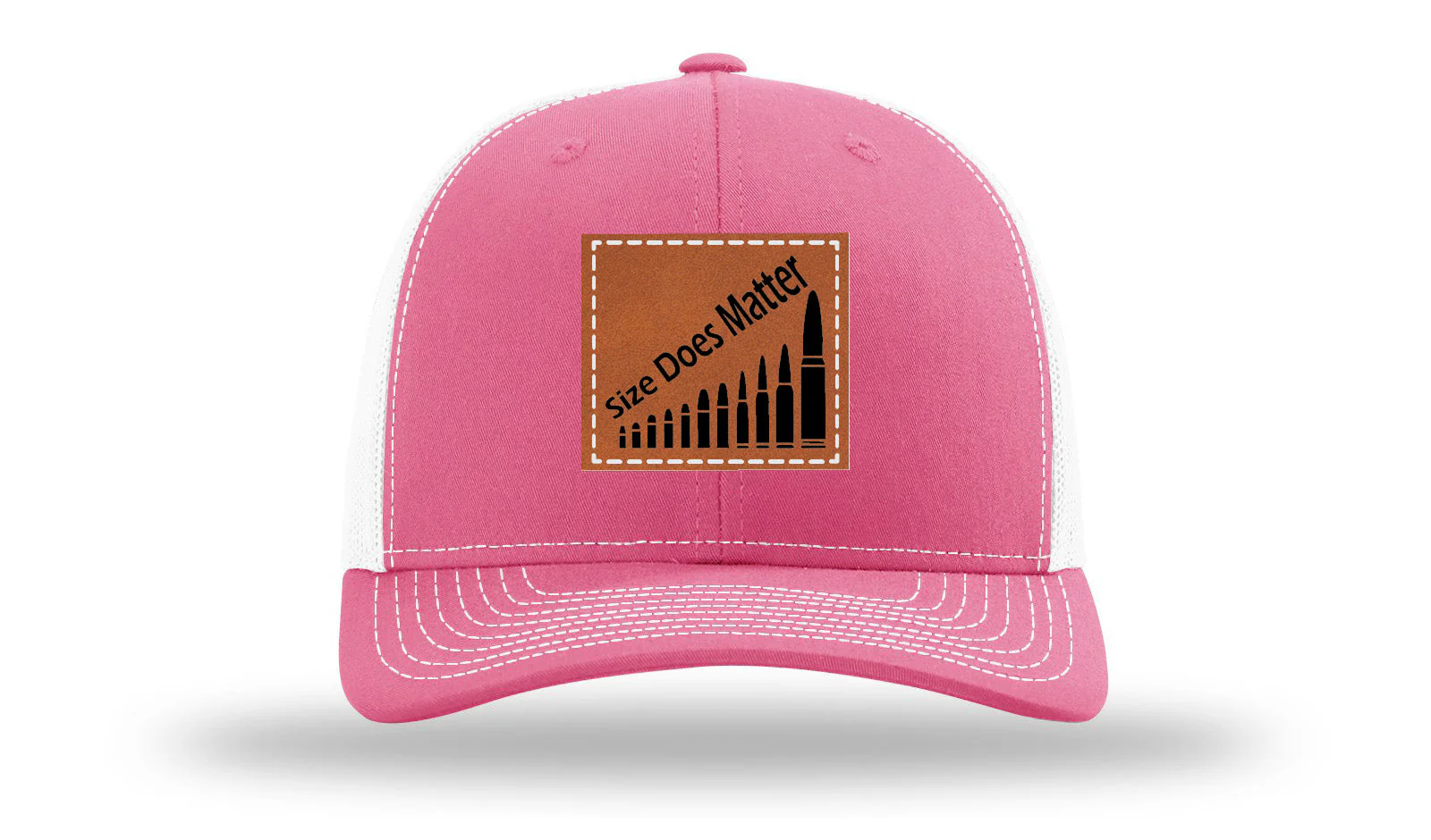Size Does Matter Leather Patch Richardson 112 Hat - Image 22