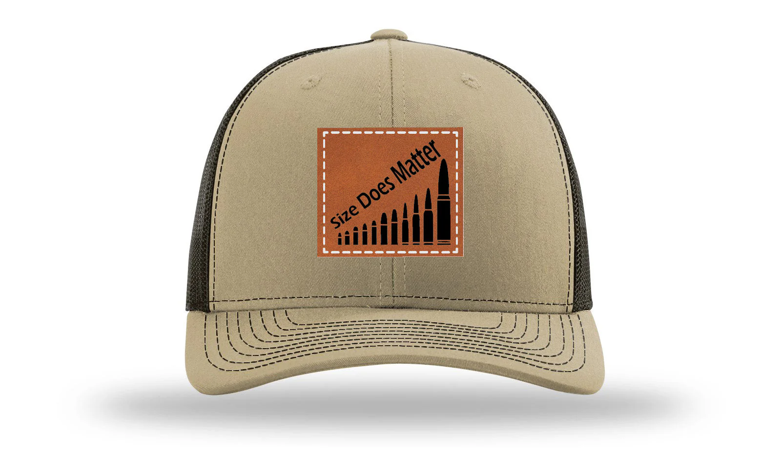 Size Does Matter Leather Patch Richardson 112 Hat - Image 23