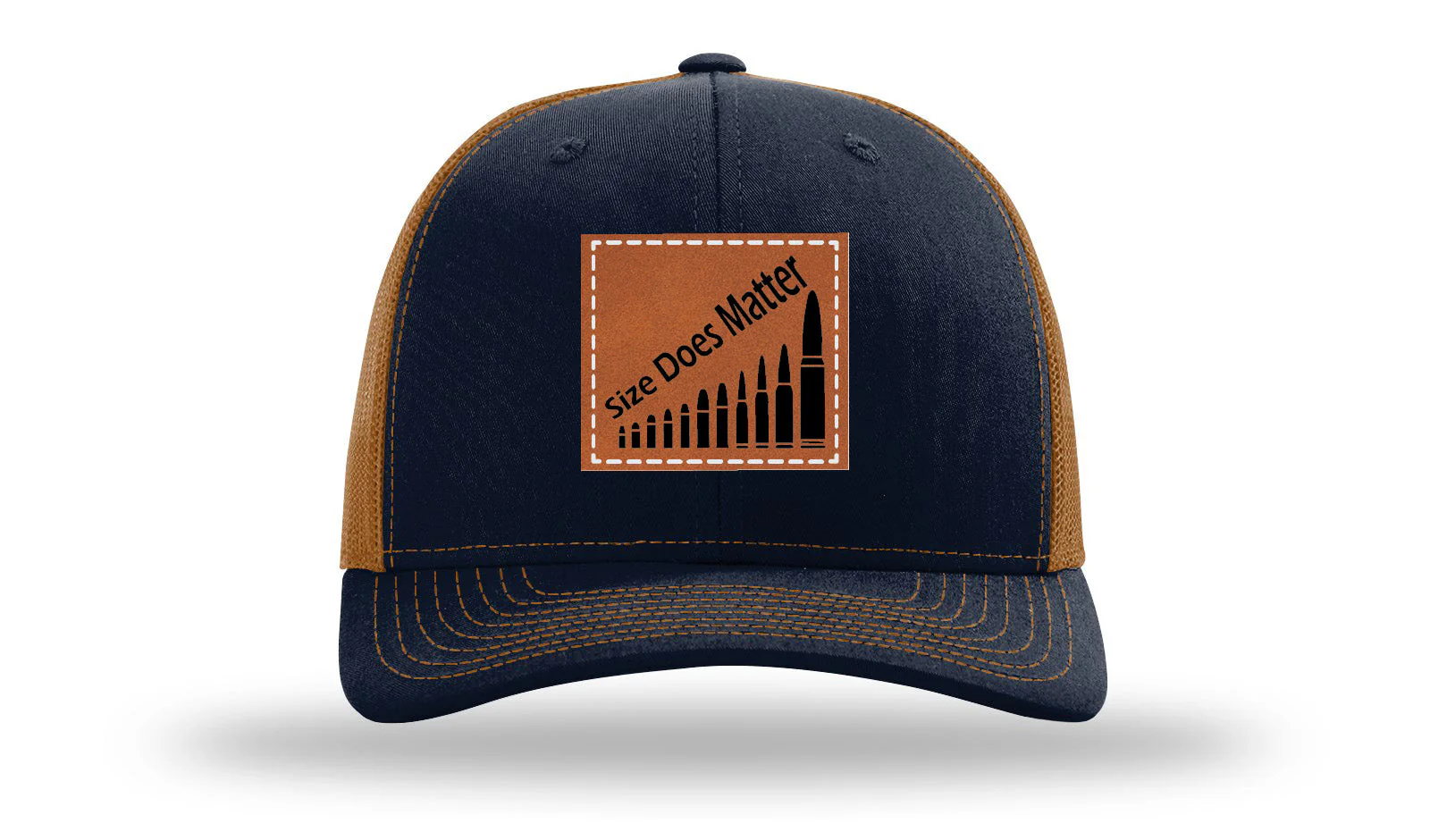 Size Does Matter Leather Patch Richardson 112 Hat - Image 25