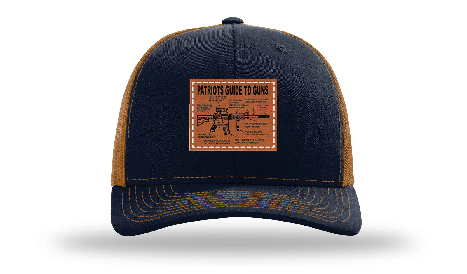 Patriots Guide To Guns Leather Patch Richardson 112 Hat - Image 26