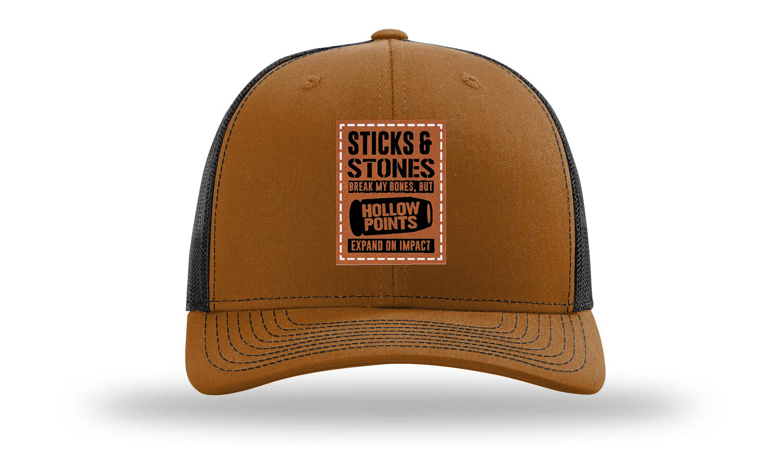 Sticks and Stones Leather Patch Richardson 112 Hat - Image 10