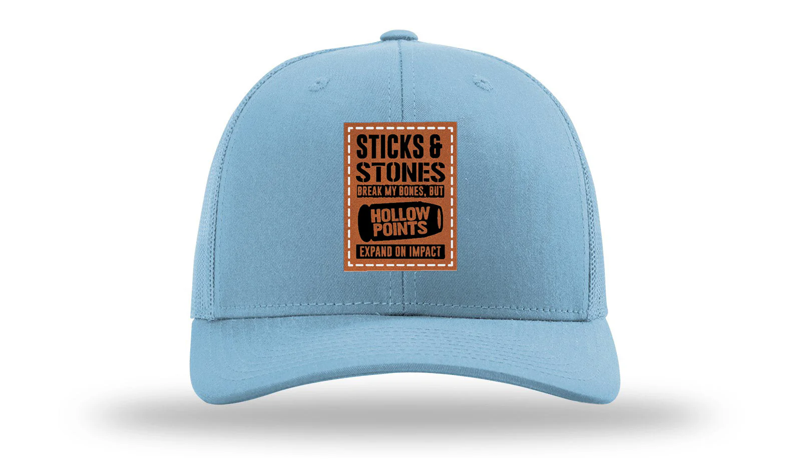 Sticks and Stones Leather Patch Richardson 112 Hat - Image 2