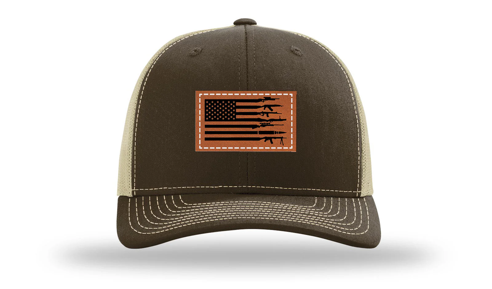 Sticks and Stones Leather Patch Richardson 112 Hat - Image 8