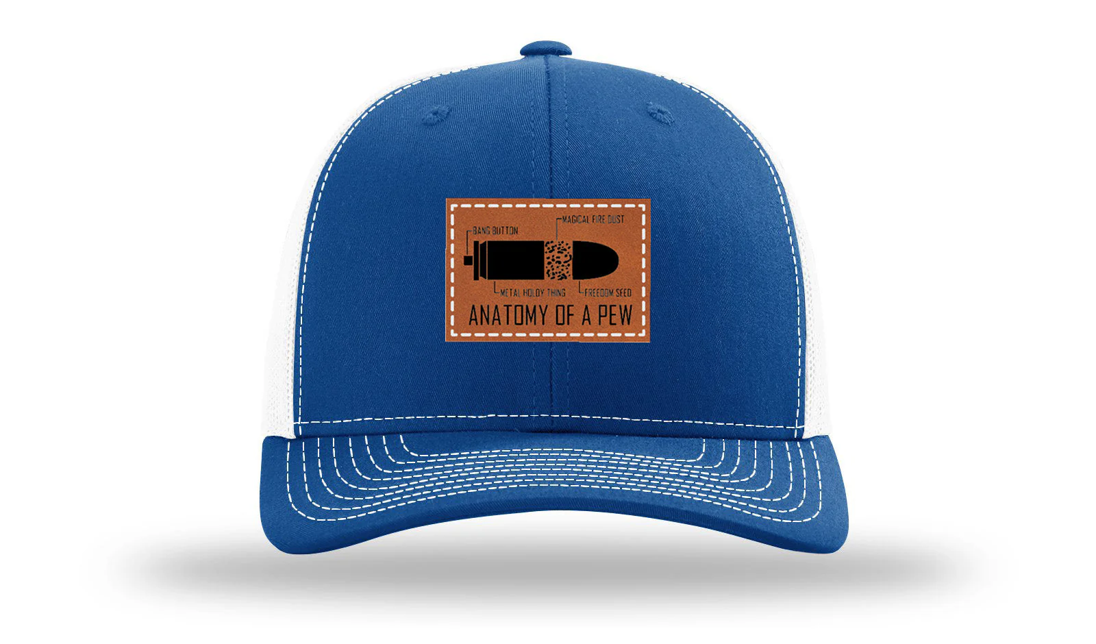 Anatomy Of A Pew Leather Patch Richardson 112 Hat - Image 32