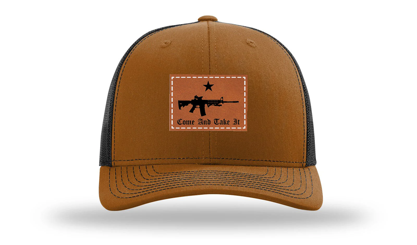 Come and Take It Leather Patch Richardson 112 Hat - Image 10