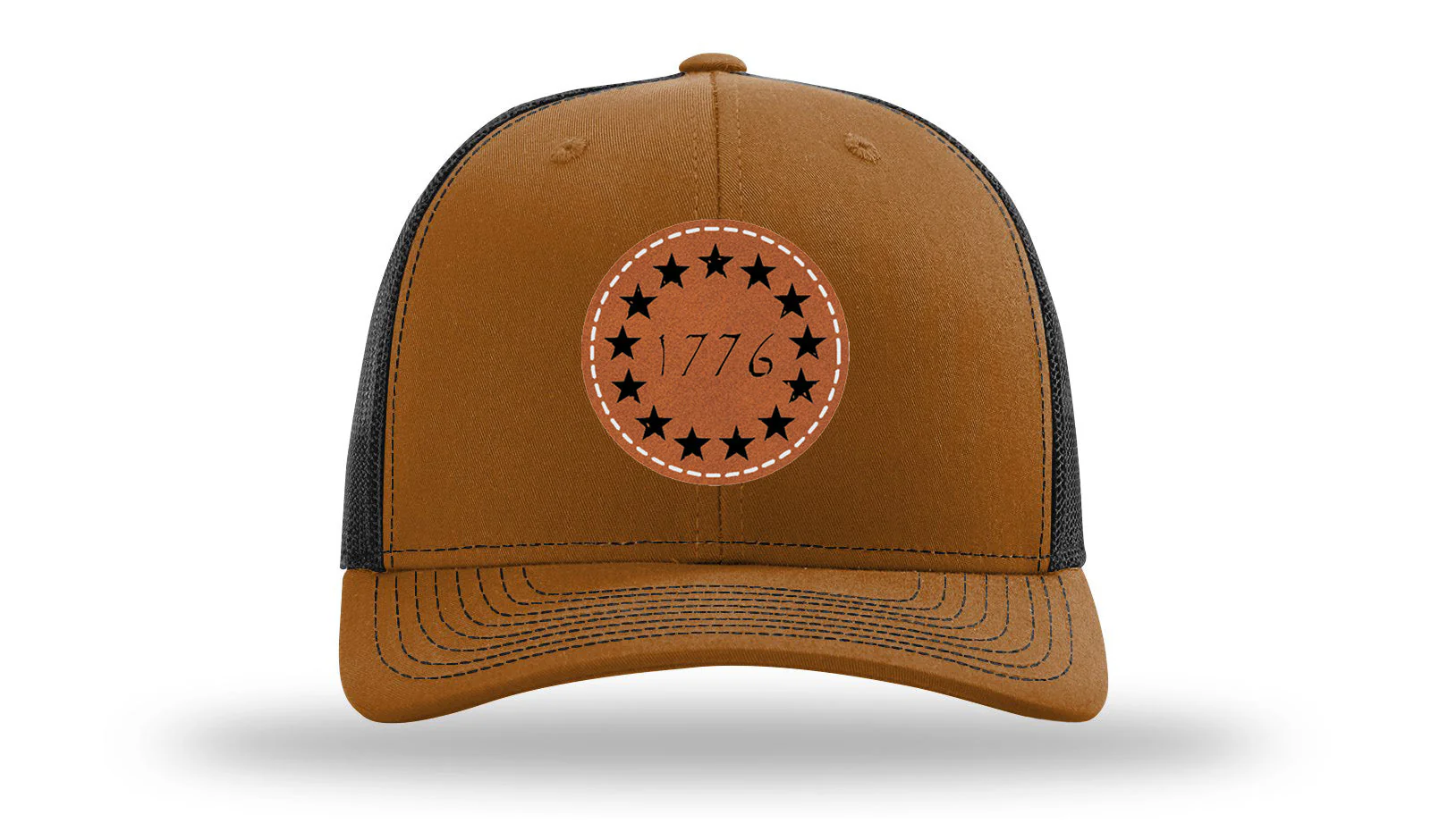 1776 Leather Patch Richardson 112 Hat - Image 10