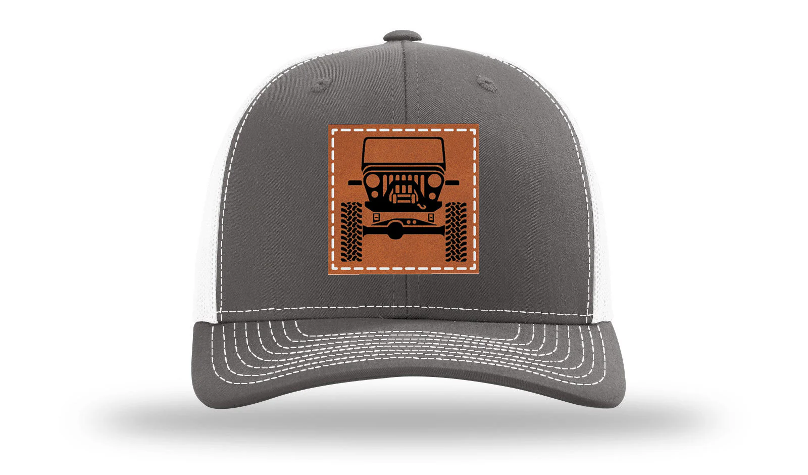 Jeep CJ Leather Patch Richardson 112 Hat - Image 16