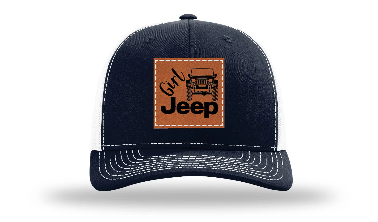 Girl Jeep JK Leather Patch Richardson 112 Hat - Image 29