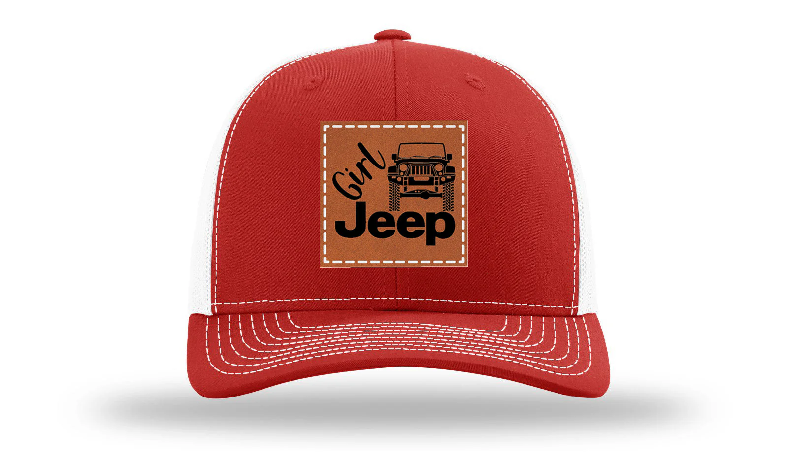 Girl Jeep JK Leather Patch Richardson 112 Hat - Image 31
