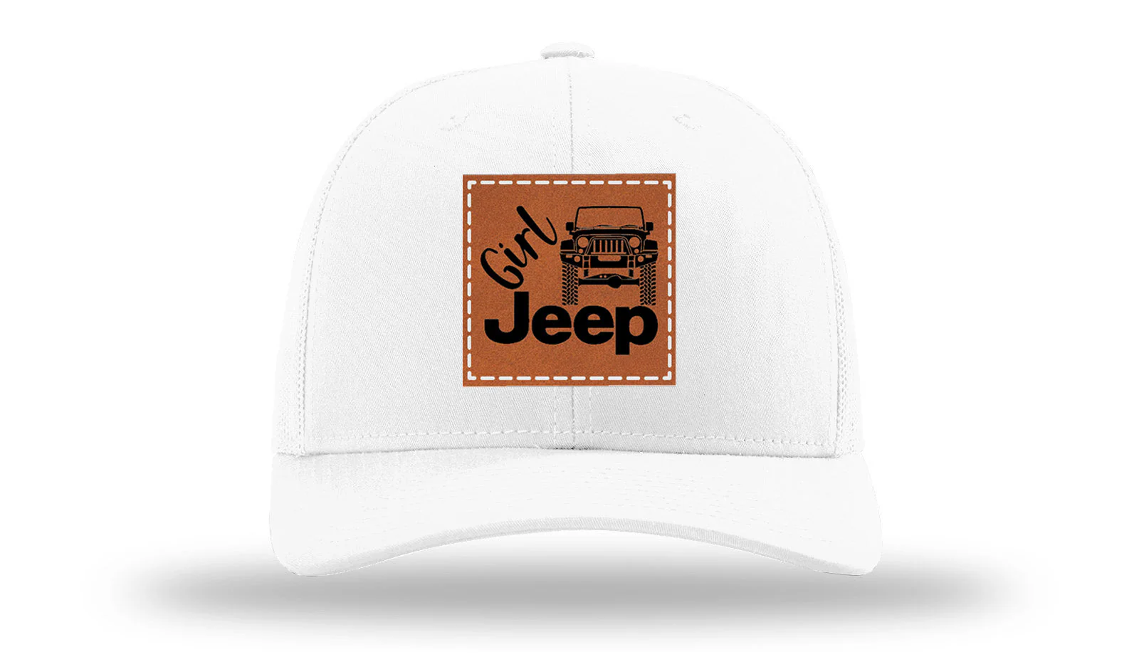 Girl Jeep JK Leather Patch Richardson 112 Hat - Image 5