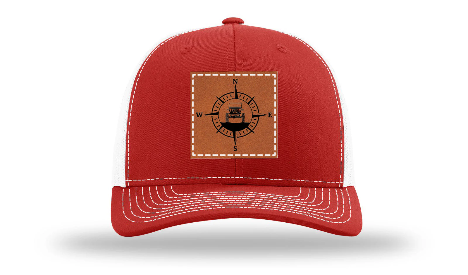 Jeep Compass CJ Leather Patch Richardson 112 Hat - Image 29