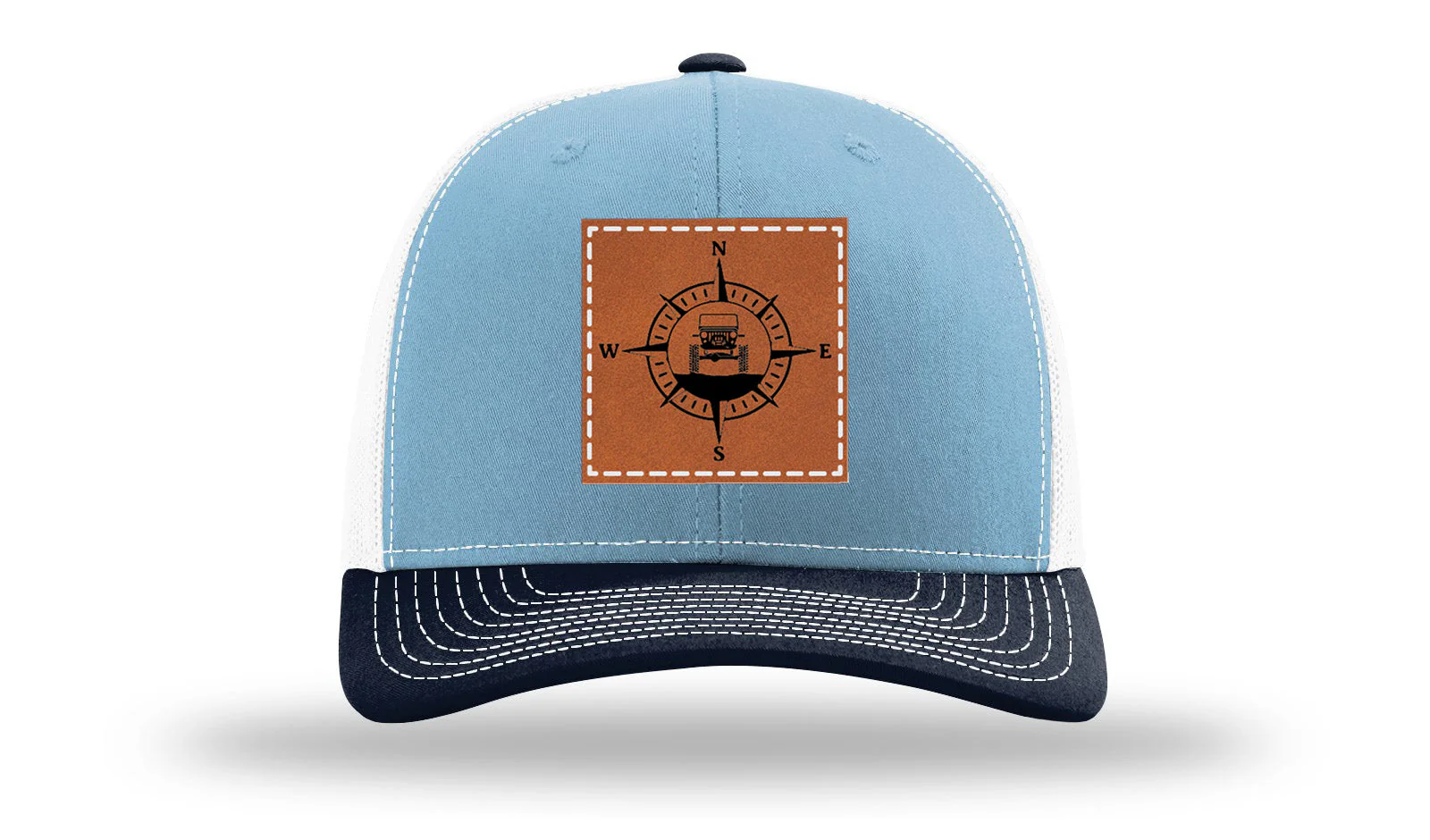 Jeep Compass CJ Leather Patch Richardson 112 Hat - Image 32