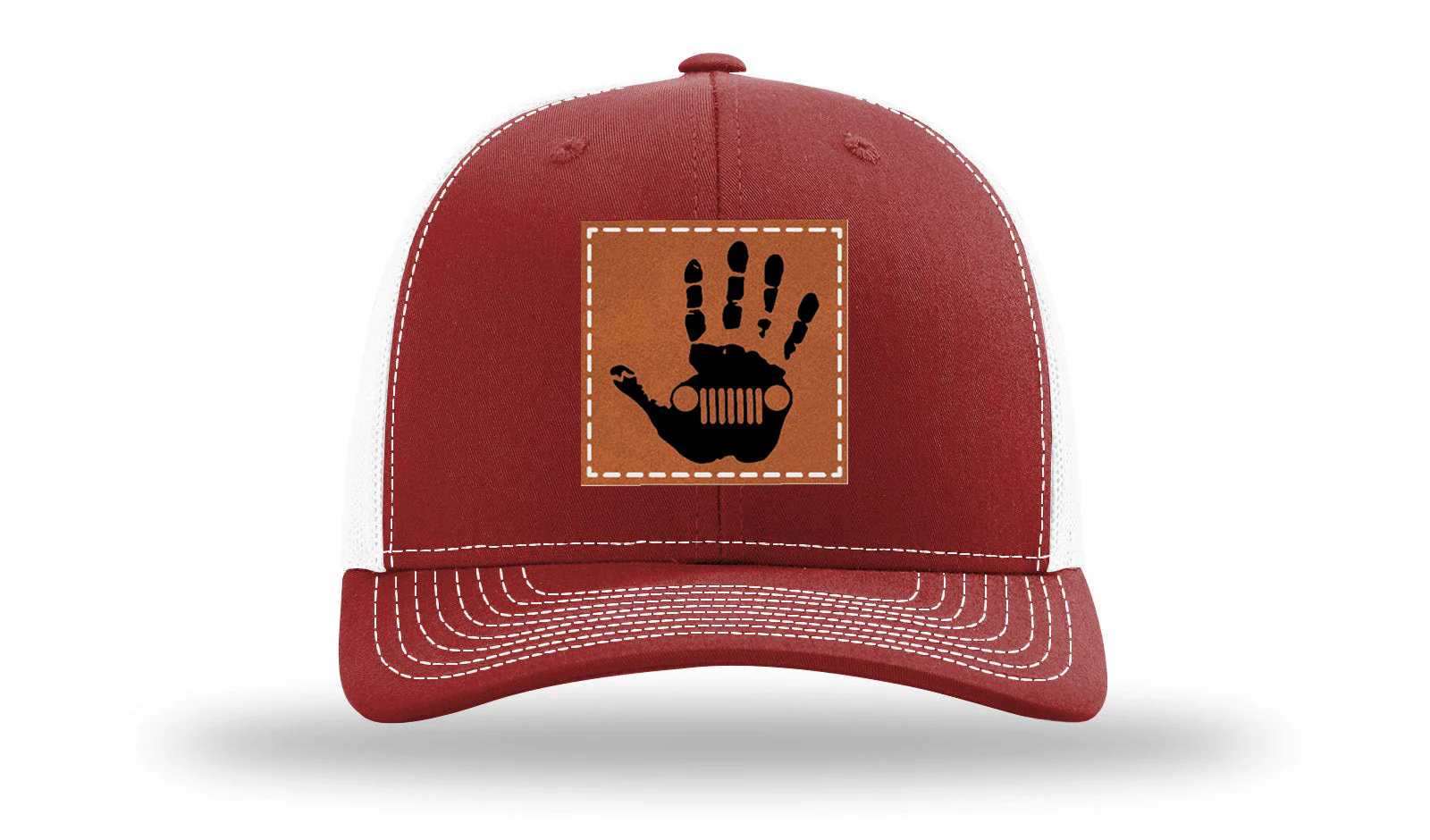 Jeep Wave Leather Patch Richardson 112 Hat - Image 9