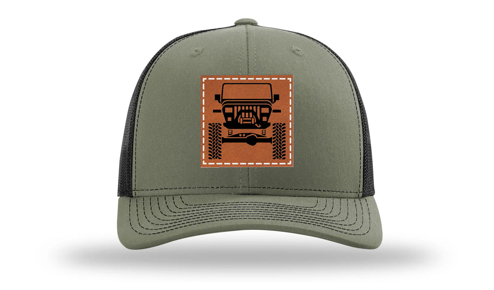 Jeep YJ Leather Patch Richardson 112 Hat - Image 25