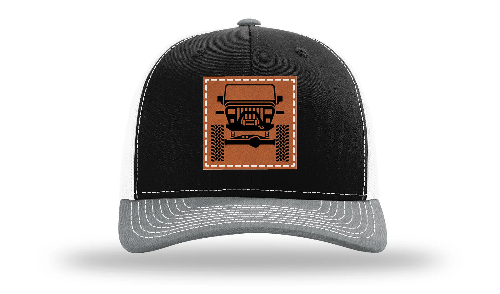Jeep YJ Leather Patch Richardson 112 Hat - Image 33