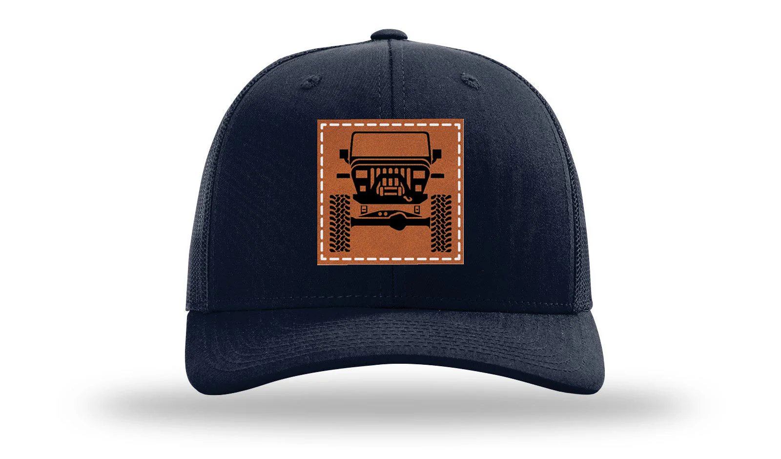 Jeep YJ Leather Patch Richardson 112 Hat - Image 4