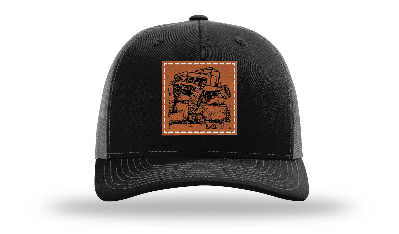 YJ Crawler Leather Patch Richardson 112 Hat - Image 6
