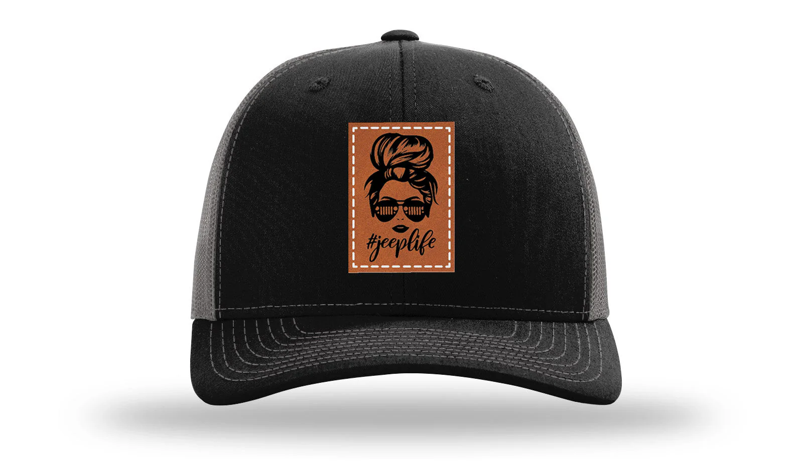 Jeep Life Leather Patch Richardson 112 Hat - Image 6