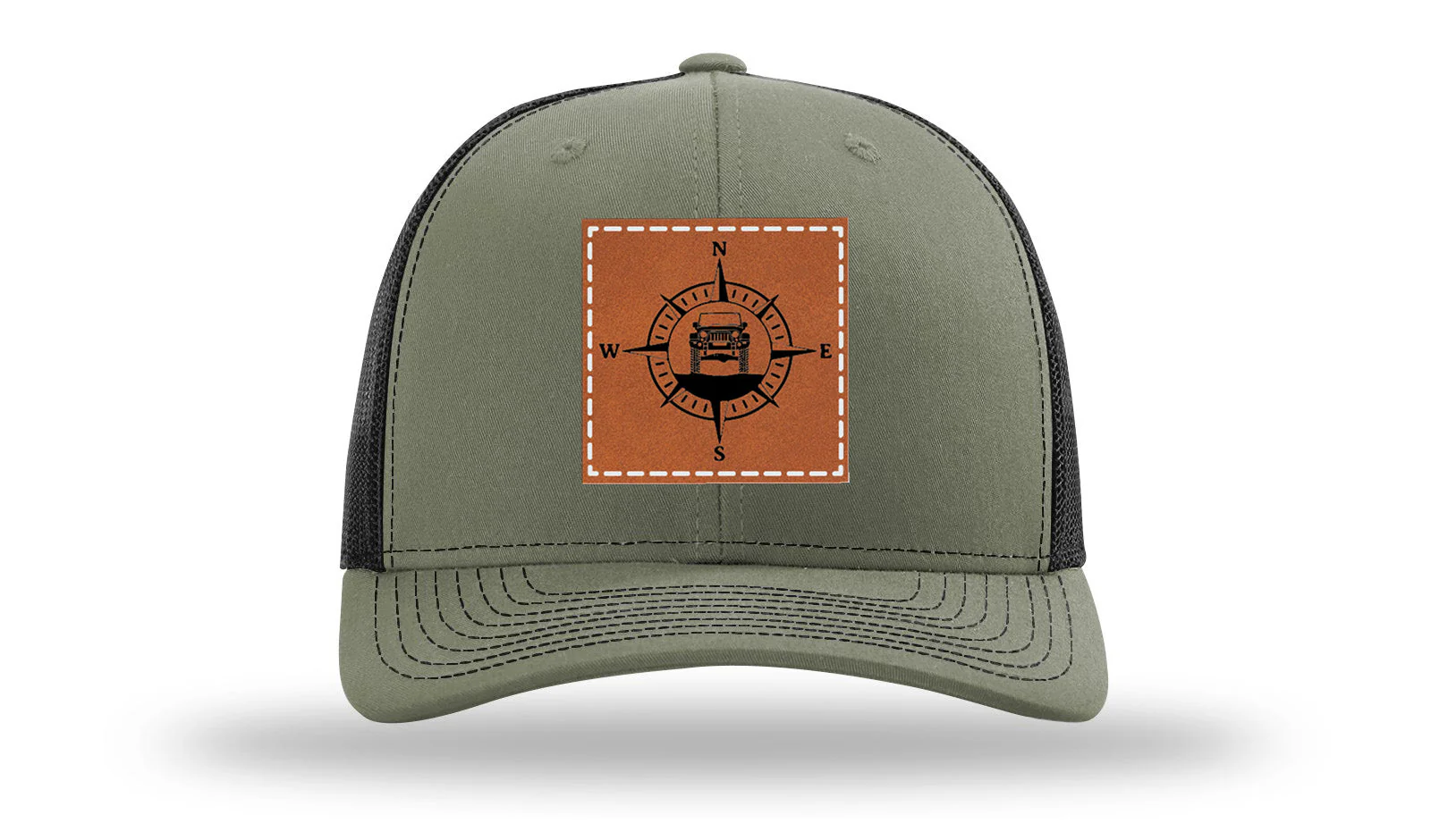 Jeep Compass JK Leather Patch Richardson 112 Hat - Image 25