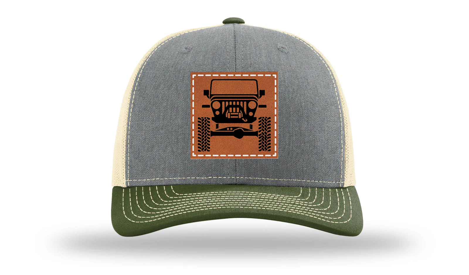Jeep TJ Leather Patch Richardson 112 Hat - Image 38