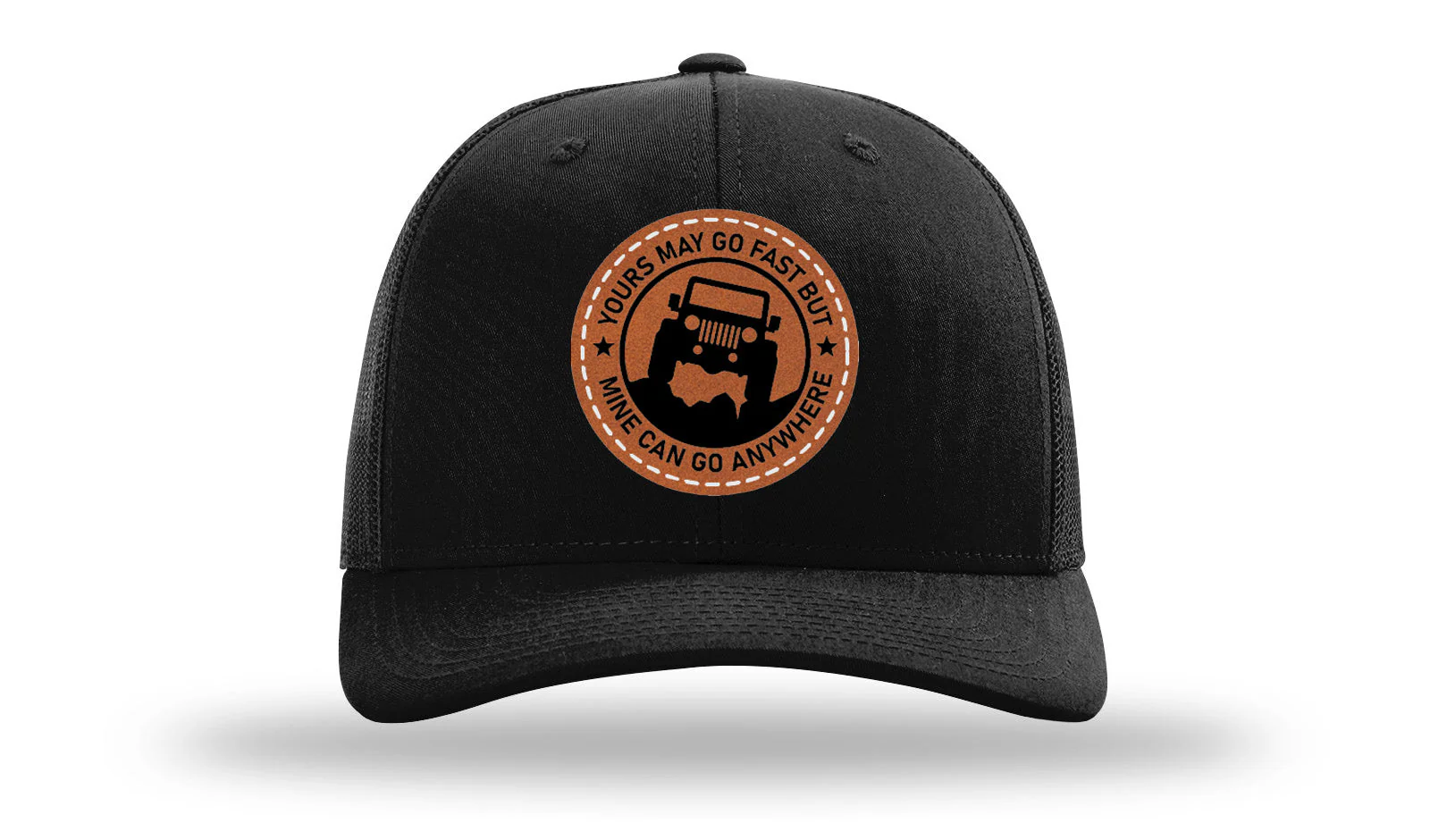 Yours May Go Fast Leather Patch Richardson 112 Hat
