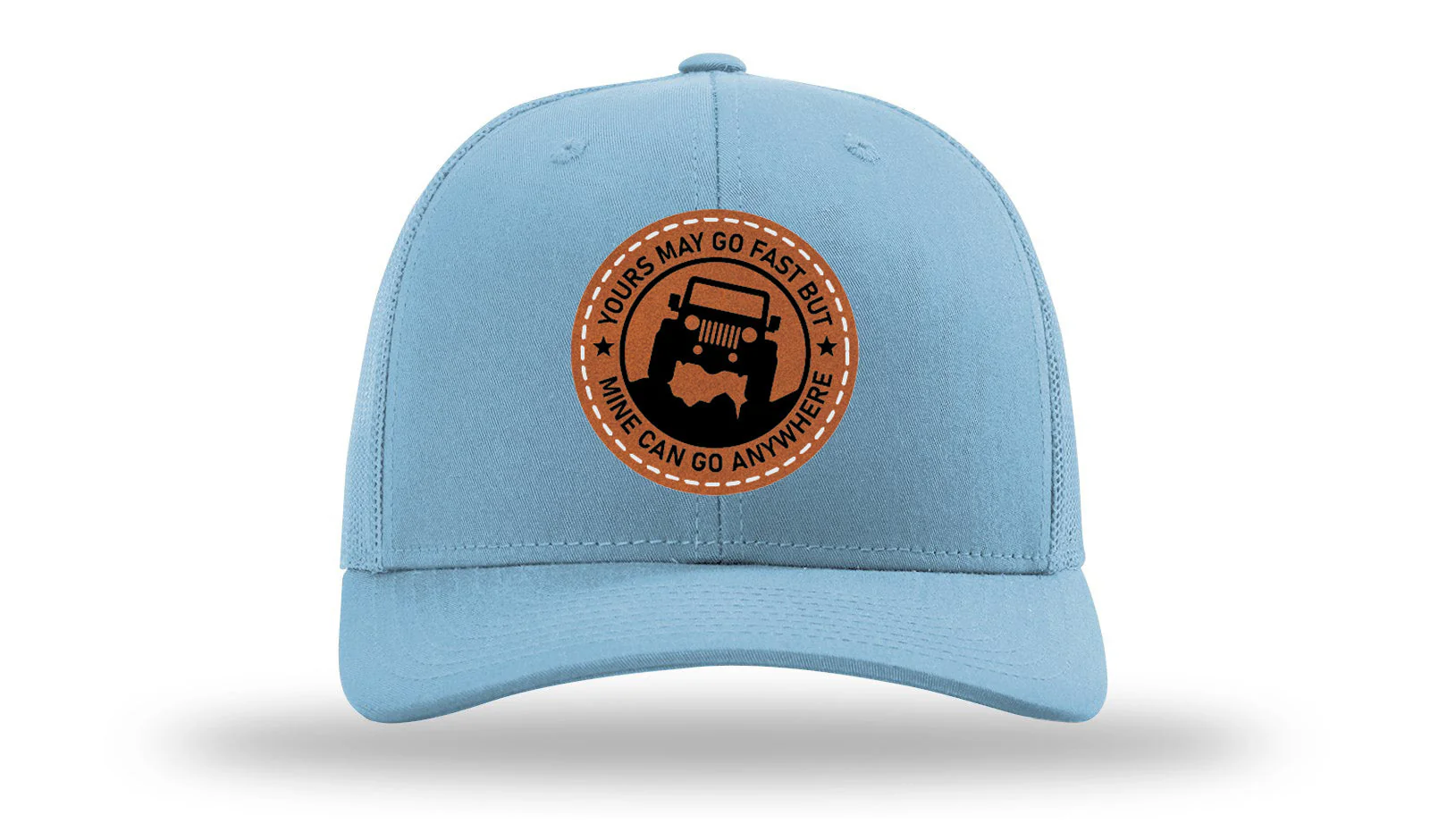 Yours May Go Fast Leather Patch Richardson 112 Hat - Image 2
