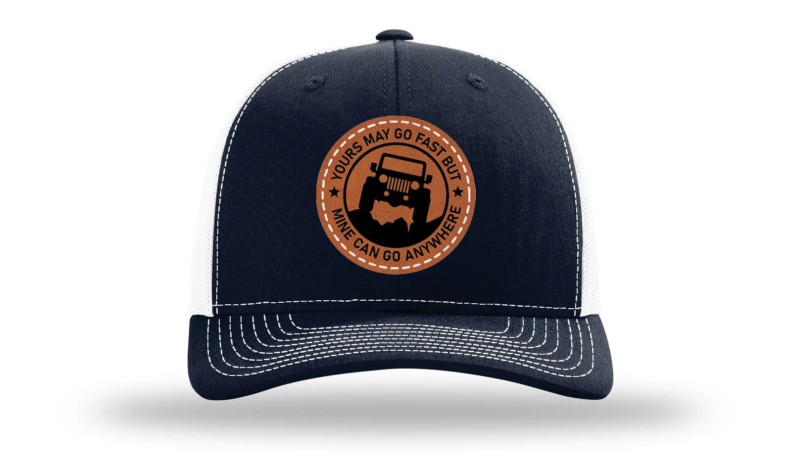Yours May Go Fast Leather Patch Richardson 112 Hat - Image 29