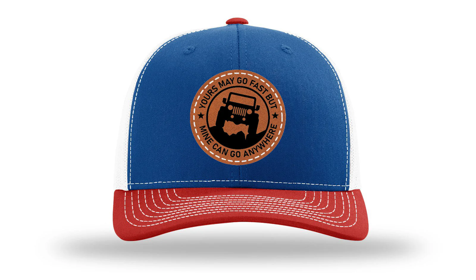 Yours May Go Fast Leather Patch Richardson 112 Hat - Image 42