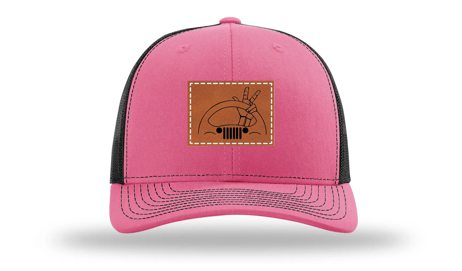 Jeep Wave 2 Leather Patch Richardson 112 Hat - Image 22