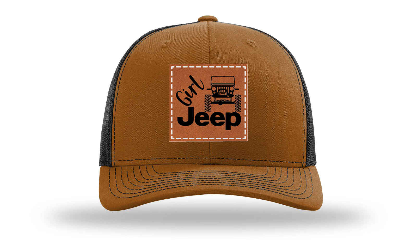 Girl Jeep CJ Leather Patch Richardson 112 Hat - Image 10