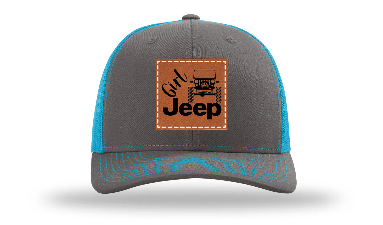 Girl Jeep CJ Leather Patch Richardson 112 Hat - Image 14
