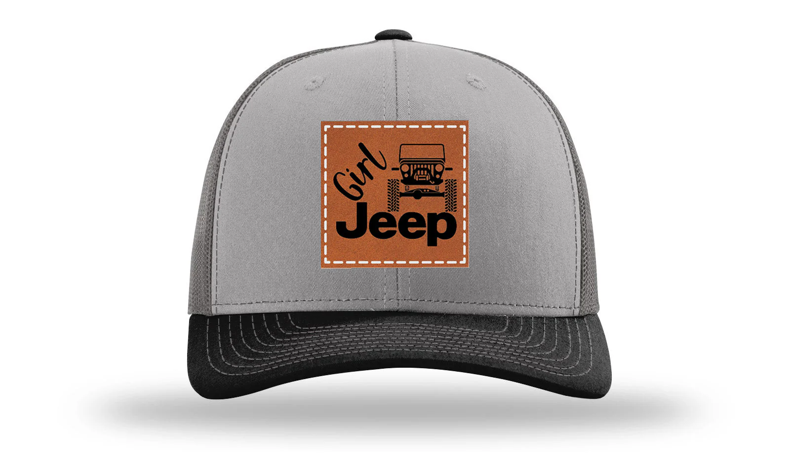 Girl Jeep CJ Leather Patch Richardson 112 Hat - Image 36