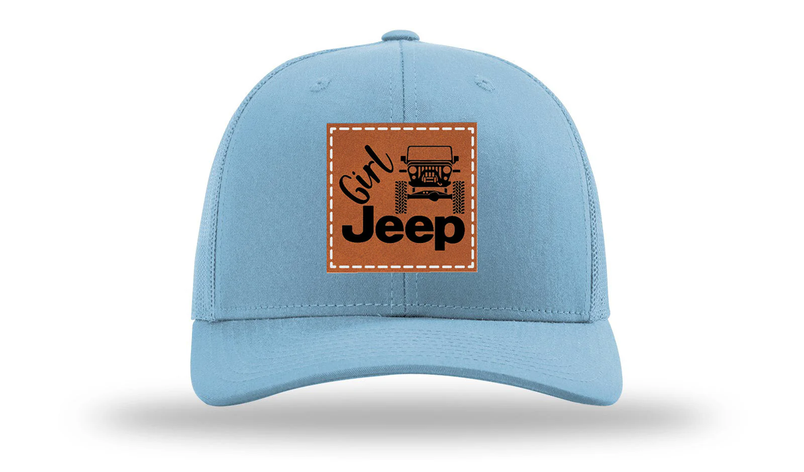 Girl Jeep TJ Leather Patch Richardson 112 Hat - Image 2