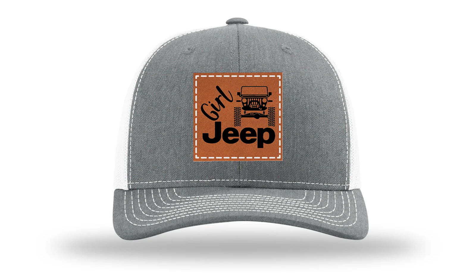 Girl Jeep TJ Leather Patch Richardson 112 Hat - Image 21