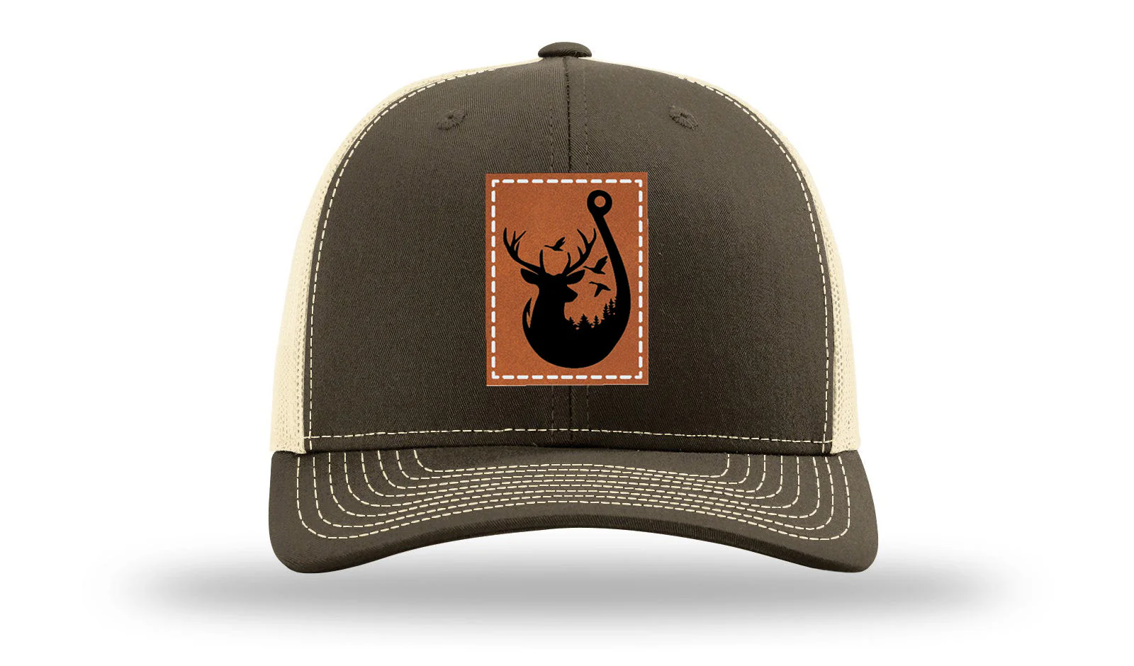 Ducks and Bucks Leather Patch Richardson 112 Hat - Image 17