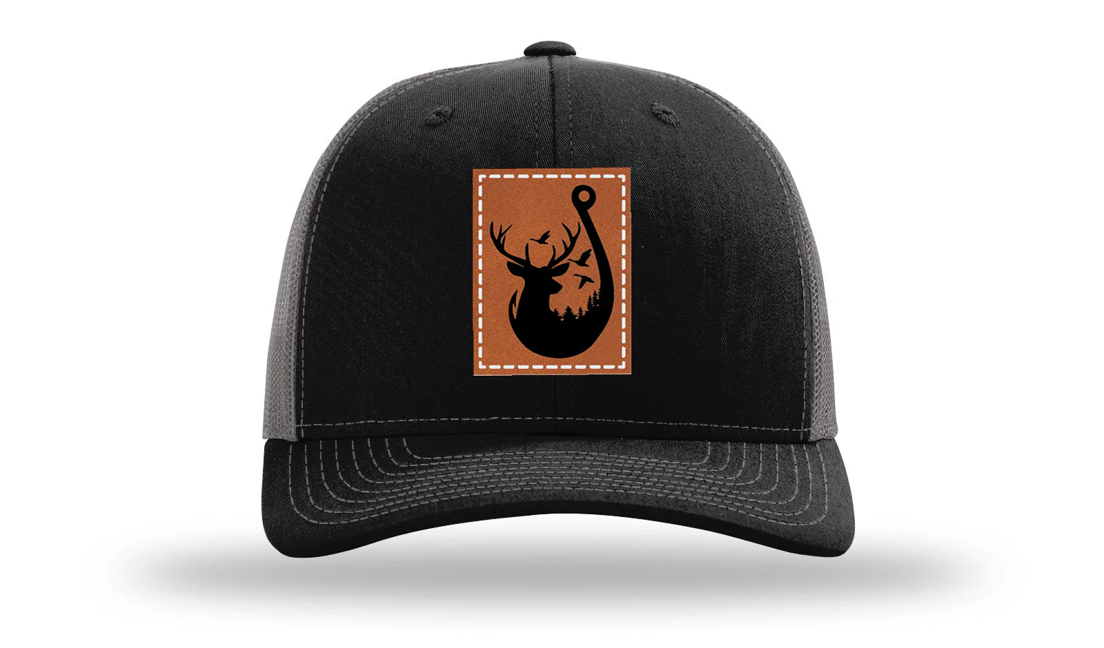 Ducks and Bucks Leather Patch Richardson 112 Hat - Image 6