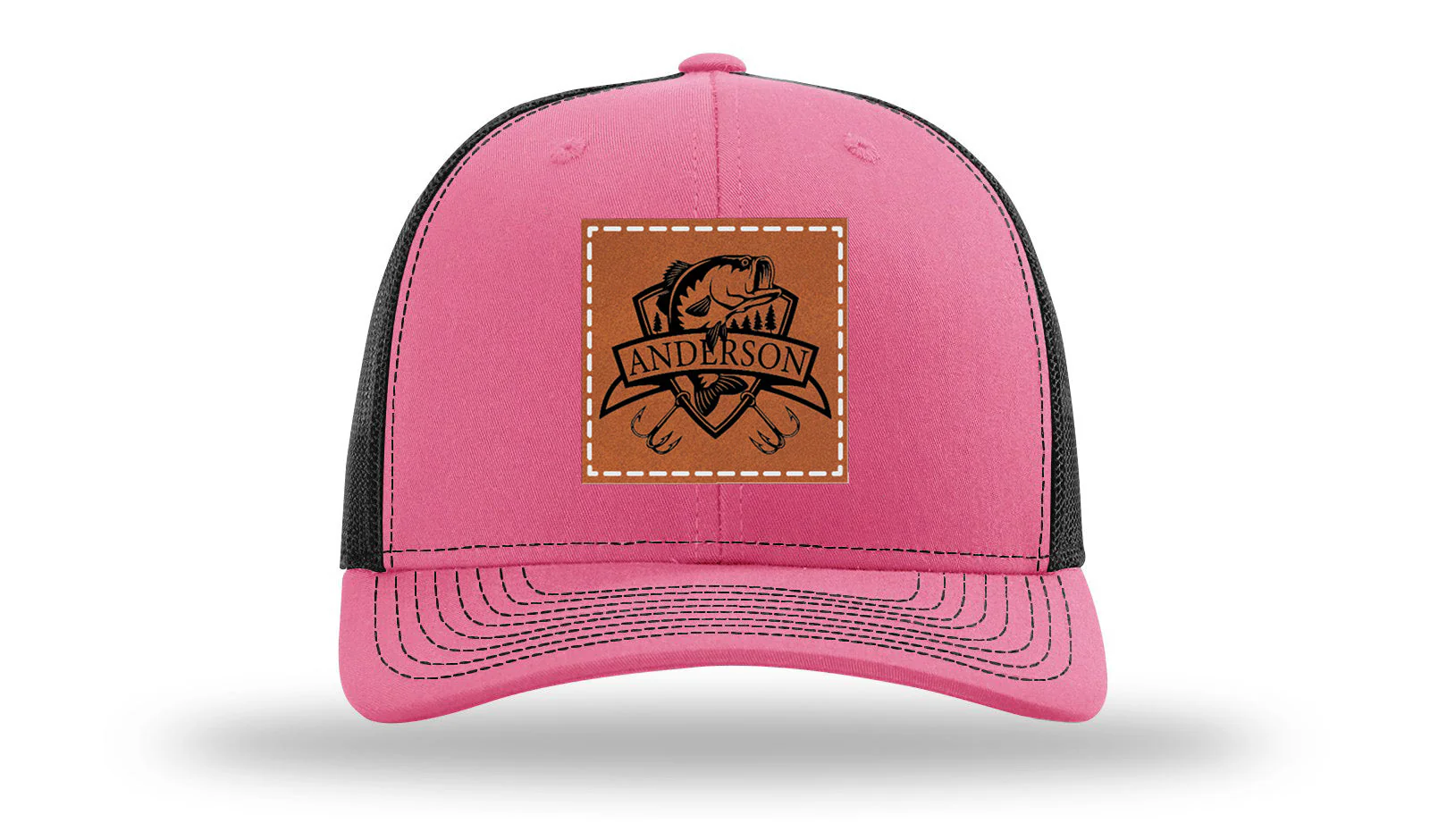 Bass Banner Leather Patch Richardson 112 Hat - Image 22