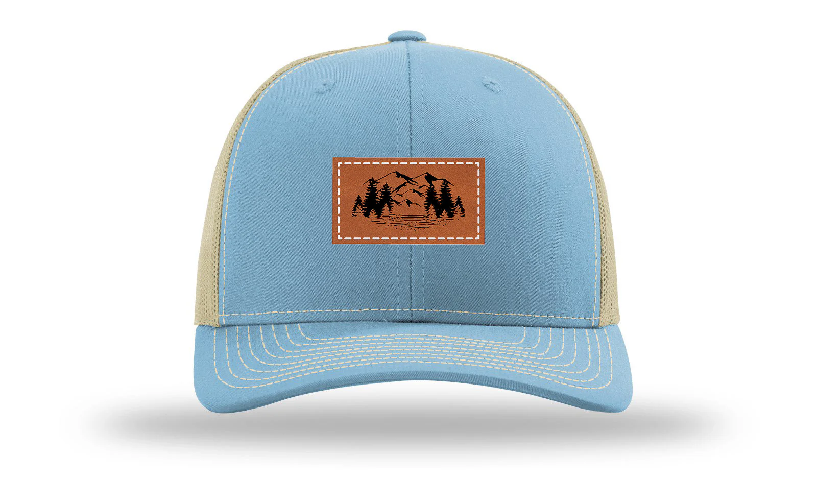 Mountains Leather Patch Richardson 112 Hat - Image 18