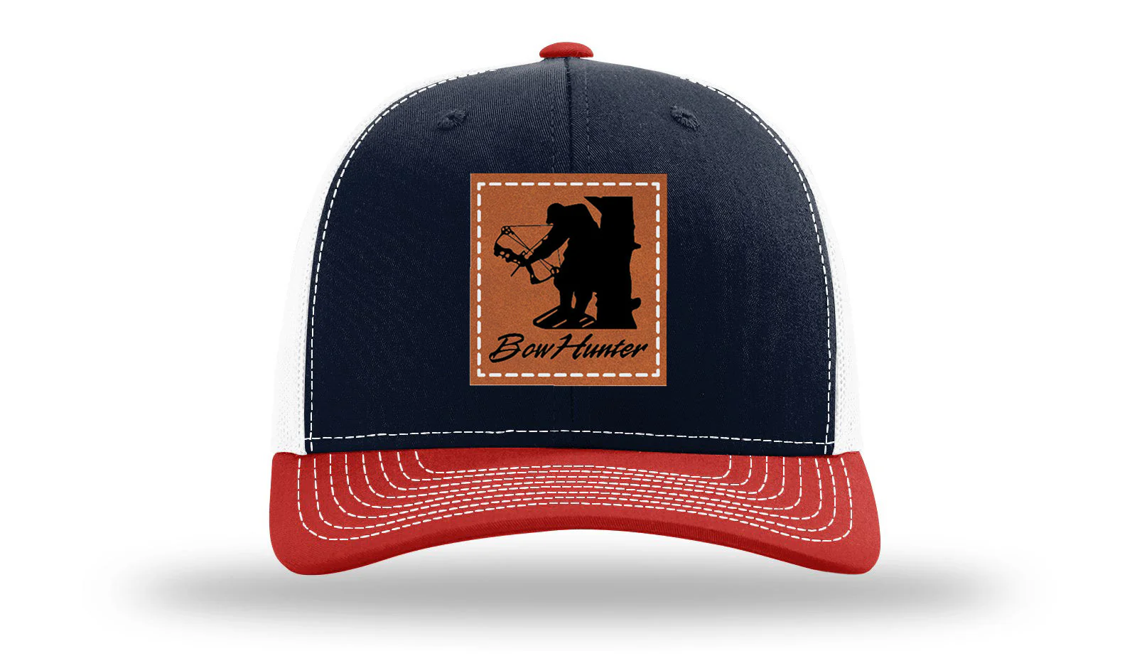 Bow Hunter Leather Patch Richardson 112 Hat - Image 39