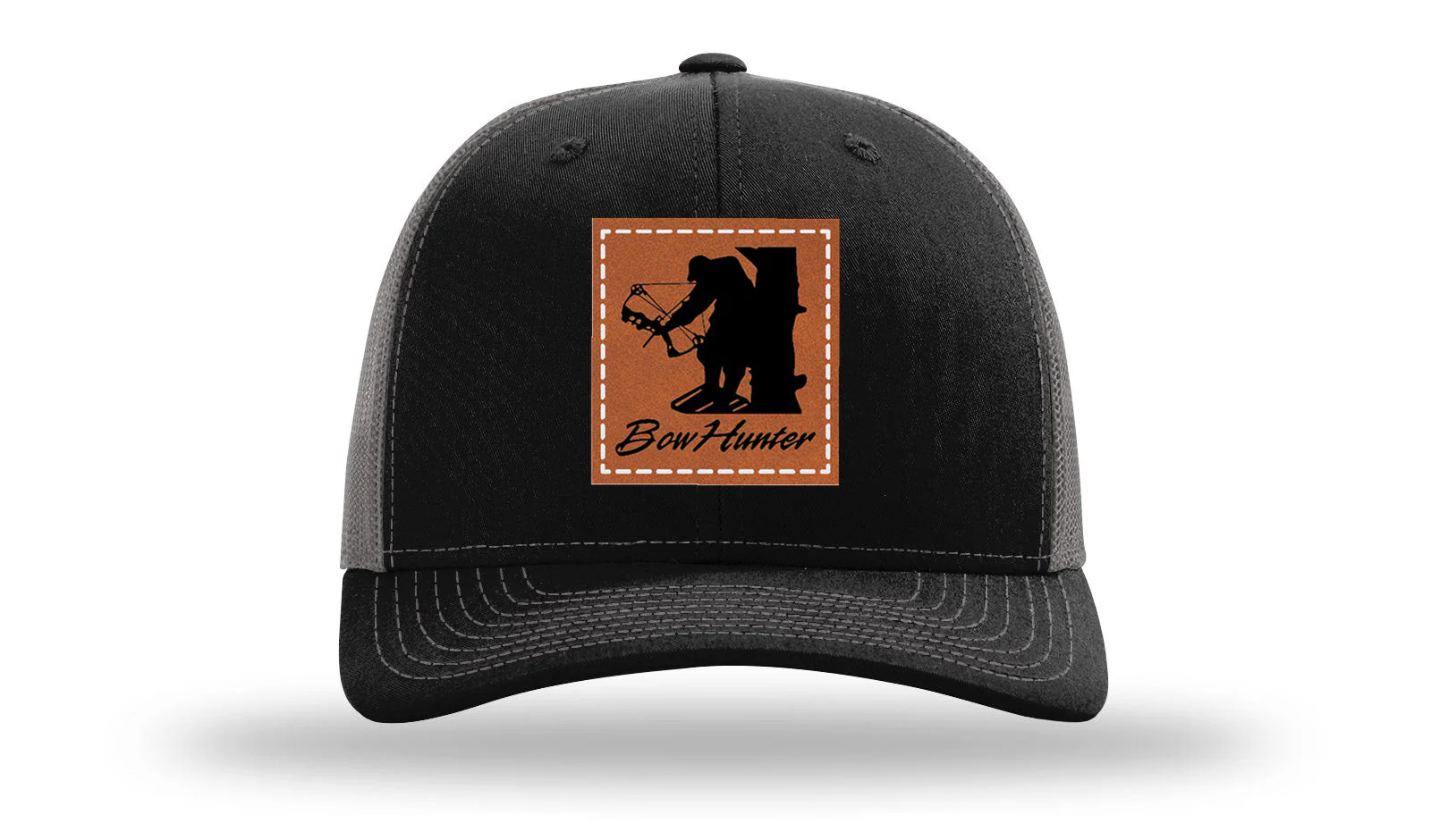 Bow Hunter Leather Patch Richardson 112 Hat - Image 6