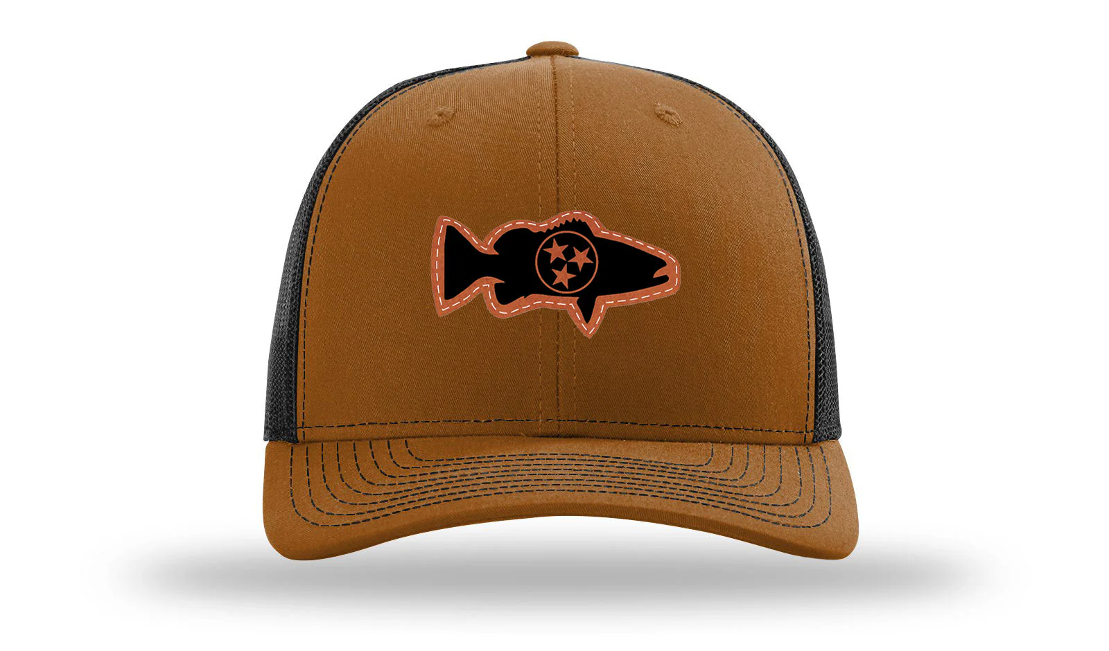 Tristar Bass Leather Patch Richardson 112 Hat - Image 10