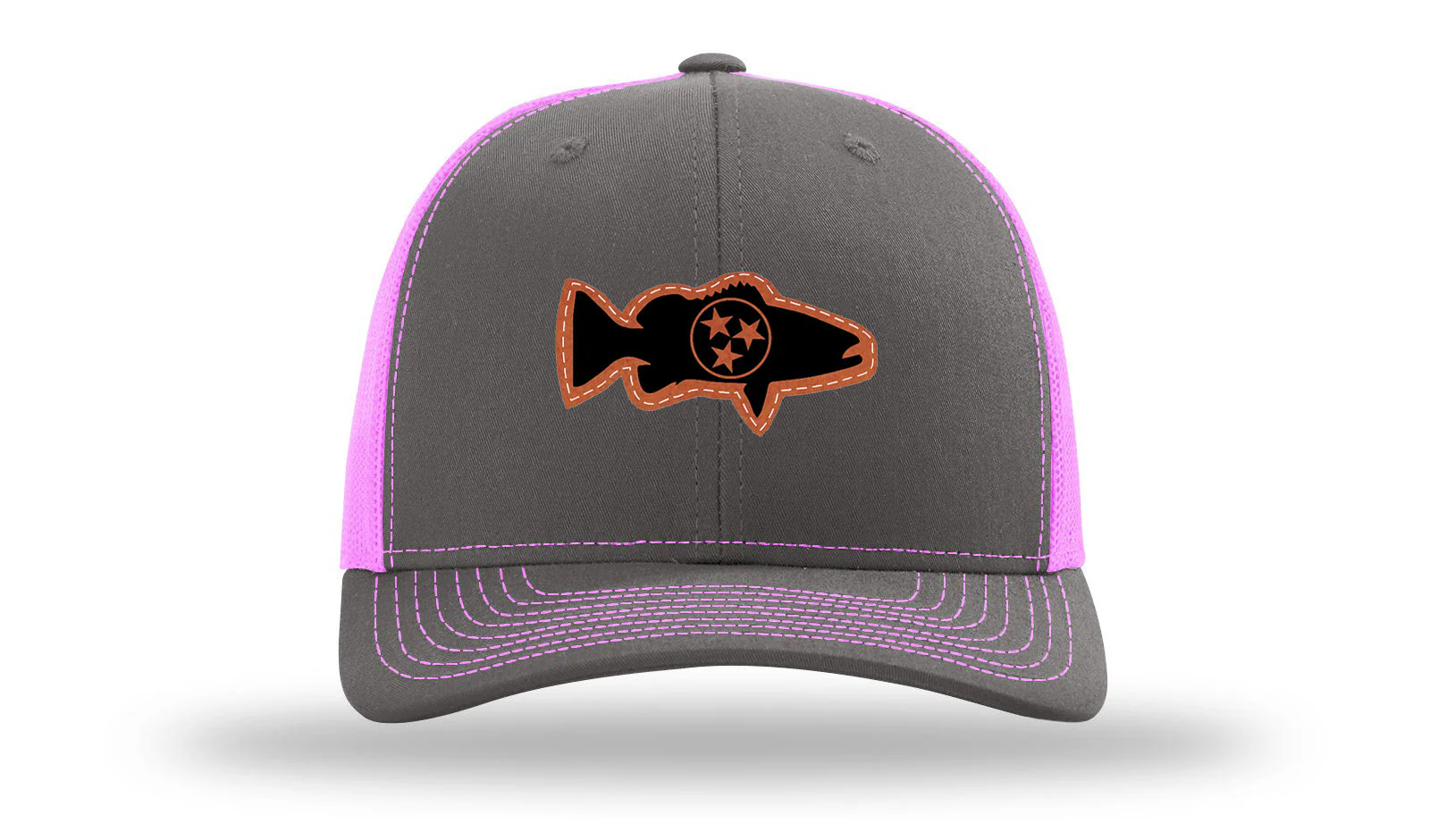 Tristar Bass Leather Patch Richardson 112 Hat - Image 15