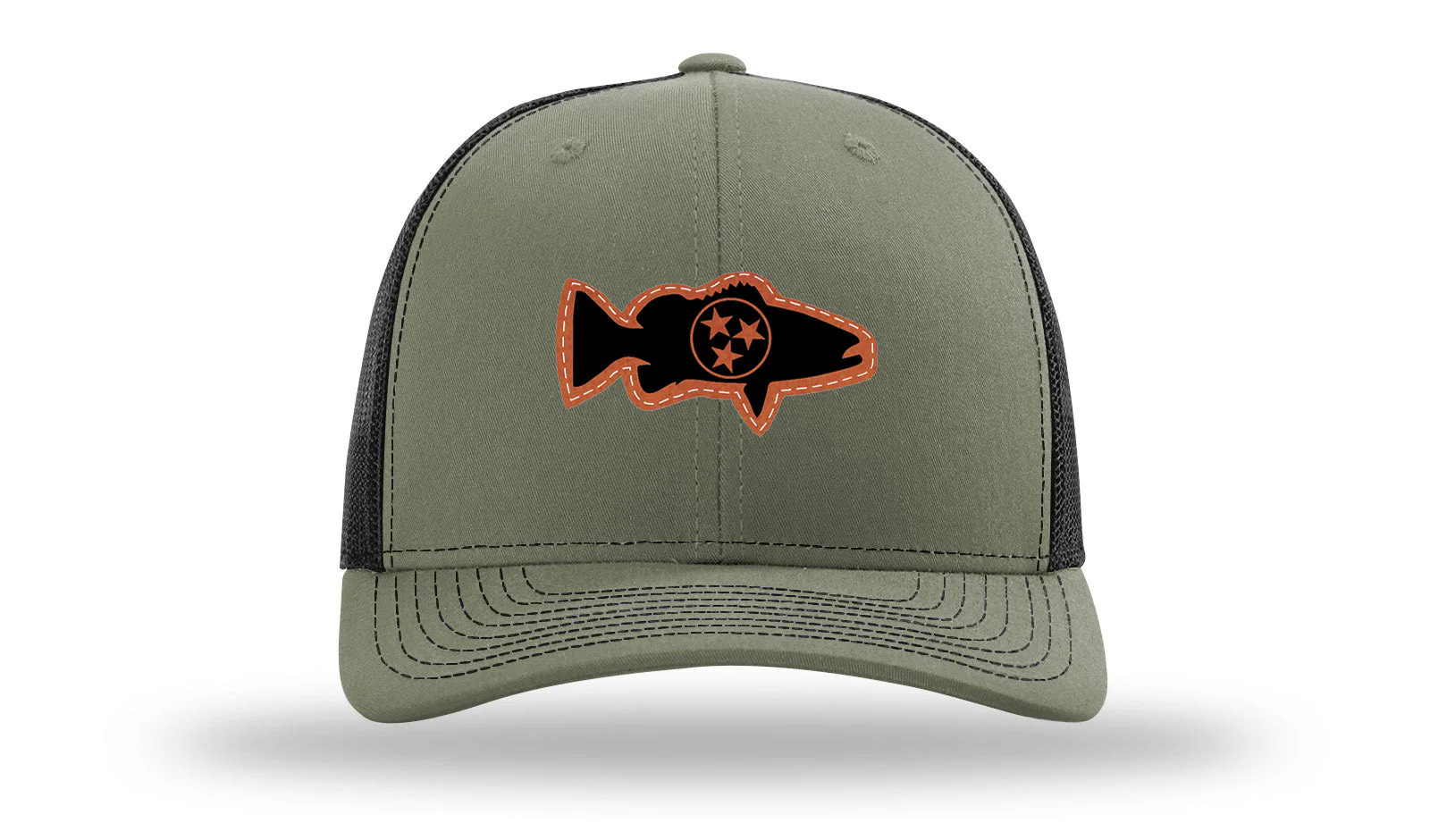 Tristar Bass Leather Patch Richardson 112 Hat - Image 25