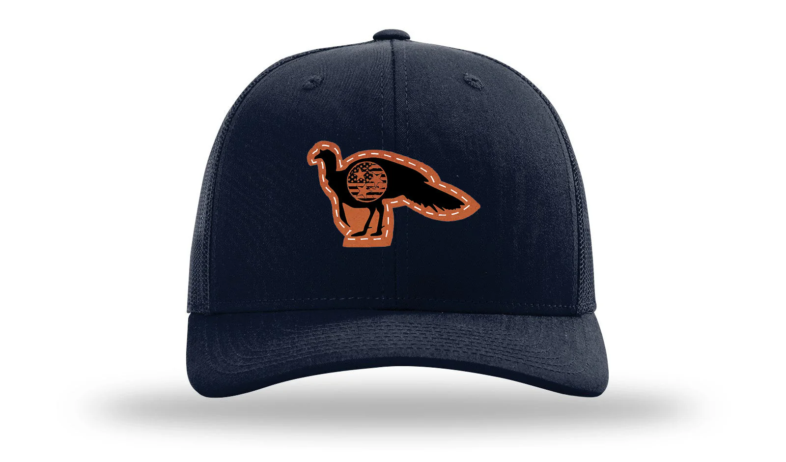 Tristar Flag Turkey Leather Patch Richardson 112 Hat - Image 4