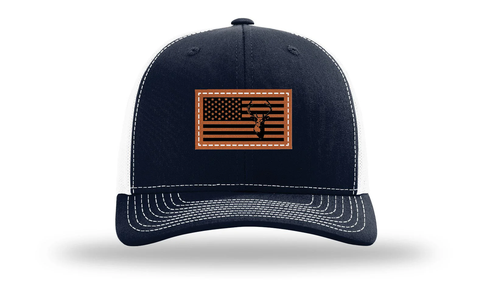 Deer Flag Leather Patch Richardson 112 Hat - Image 29