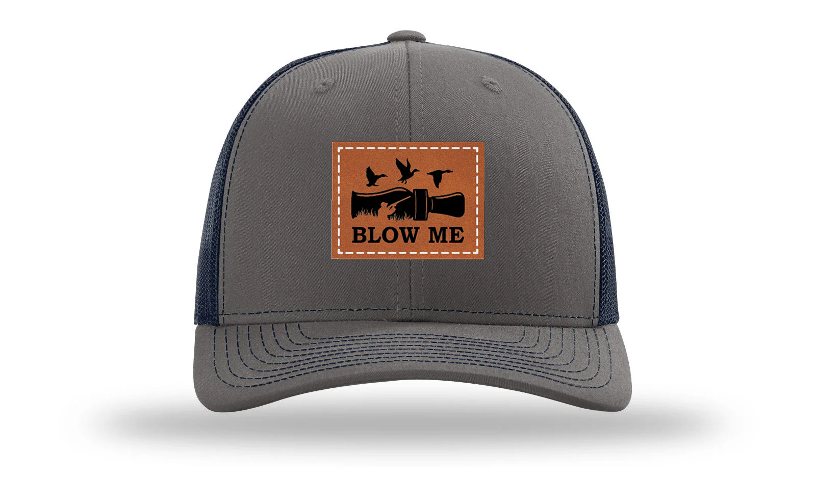 Blow Me Leather Patch Richardson 112 Hat - Image 12