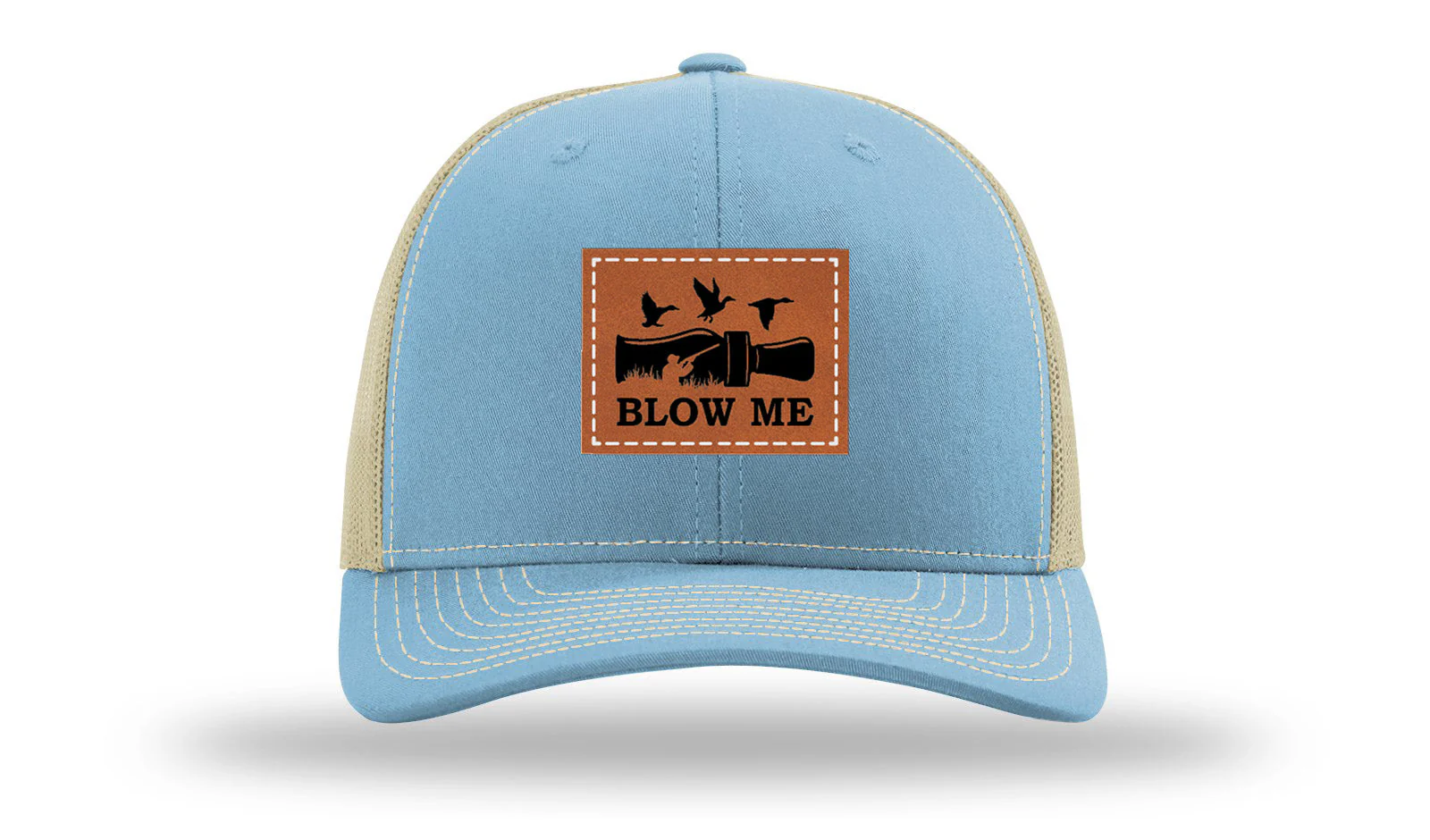 Blow Me Leather Patch Richardson 112 Hat - Image 17