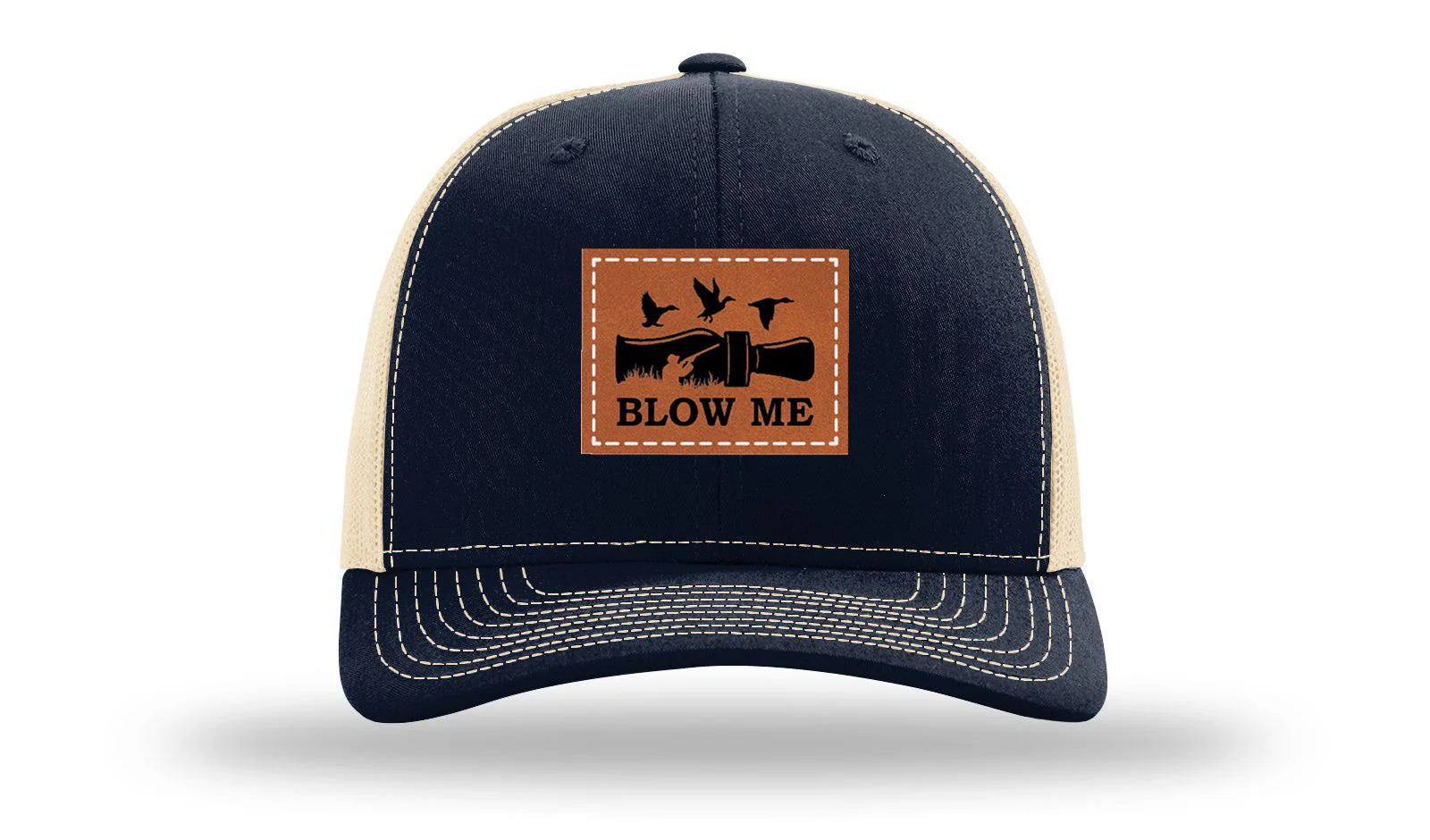 Blow Me Leather Patch Richardson 112 Hat - Image 27